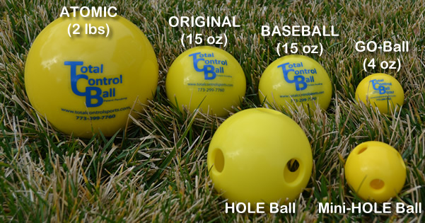 Total Control Baseball Size 74 Batting Ball Weighted Training Baseballs 6 Pack 