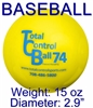 TCB Total Control BASEBALL 74 Weighted Batting Balls