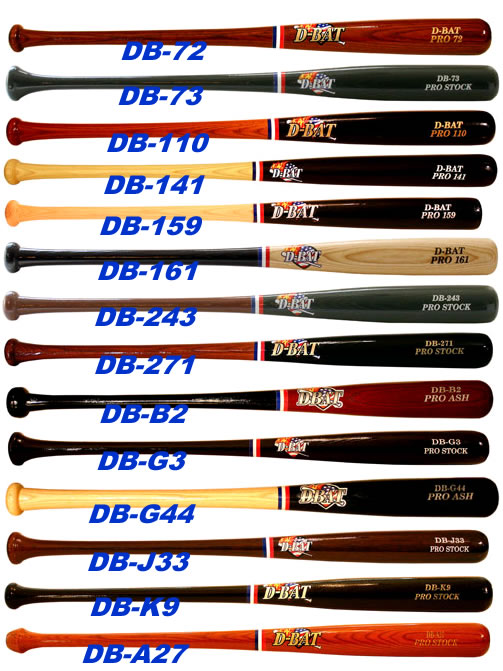 D-Bat Pro Stock Series Ash Baseball Bats