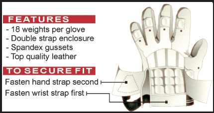 weighted batting gloves